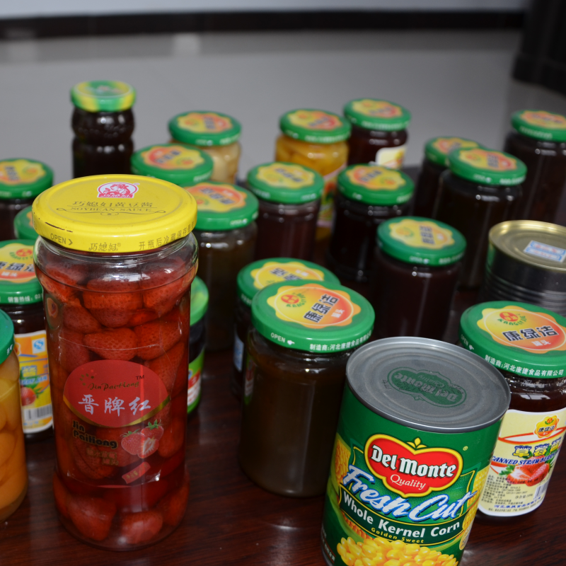 Canned strawberry production line with sugar water